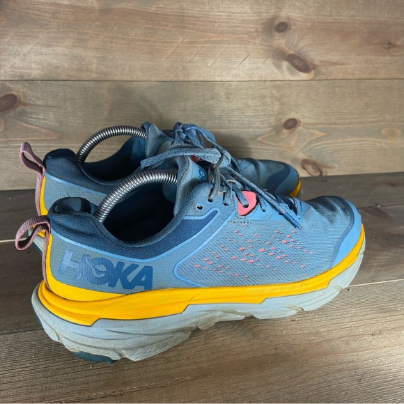 Hoka one challenger ATR 6 womens size 9.5 B shoes blue trail hiking sneakers - Picture 2 of 9